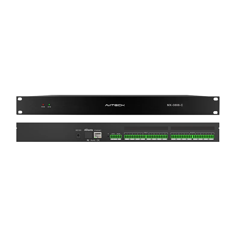 12V Dante 8 in 8 Out ネットワーク オーディオ プロセッサーが最新の AV システムに不可欠な理由は何ですか?